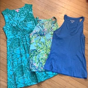 Lily Pulitzer Lot dress and tops